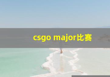 csgo major比赛